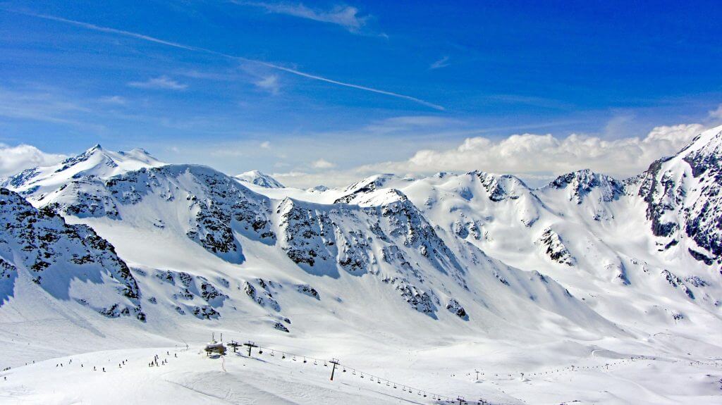 Kleurcodes wintersportlanden