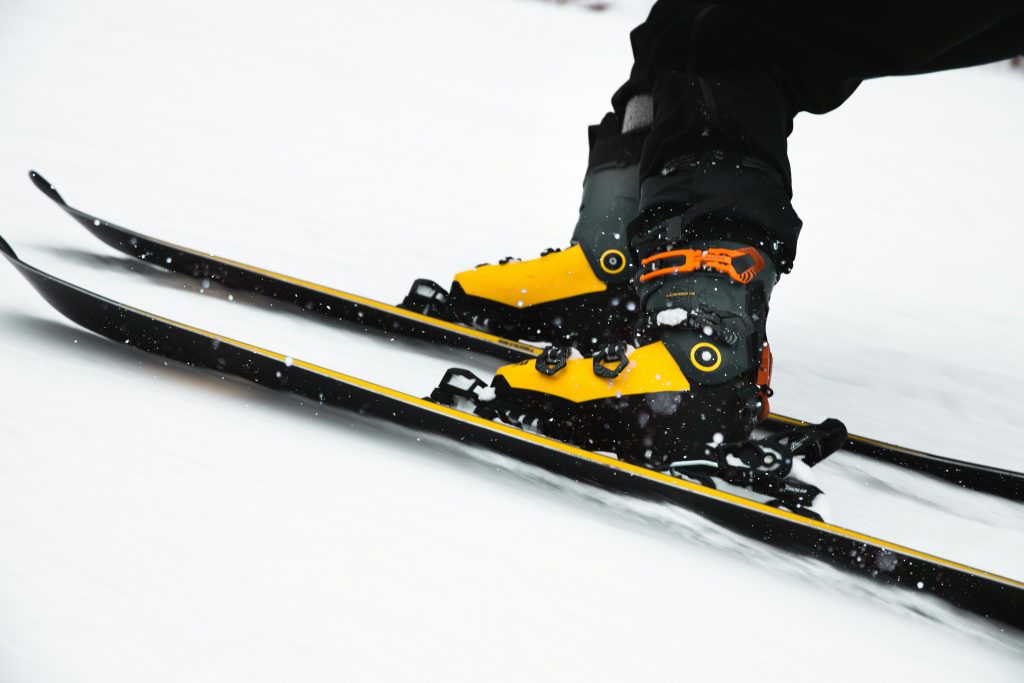 Ski schoenen en bindingen